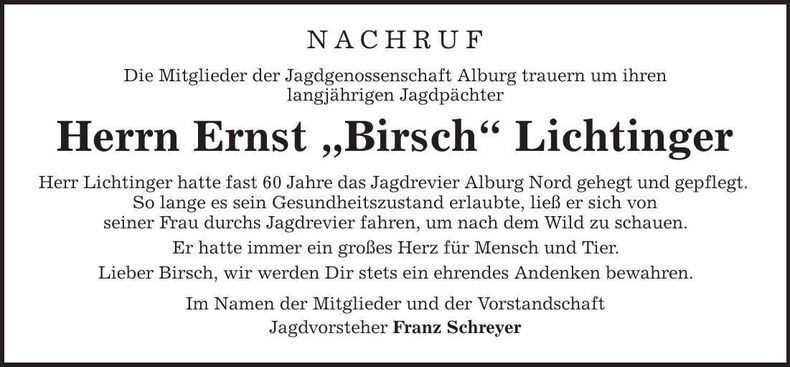 Traueranzeige  