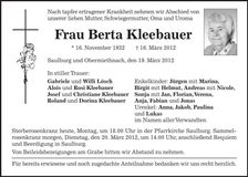 Traueranzeige  