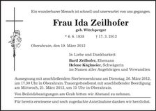 Traueranzeige  