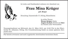 Traueranzeige  