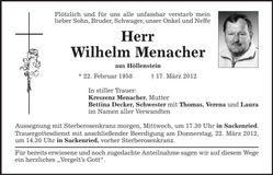 Traueranzeige  