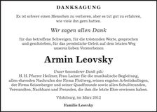 Traueranzeige  