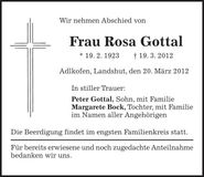 Traueranzeige  