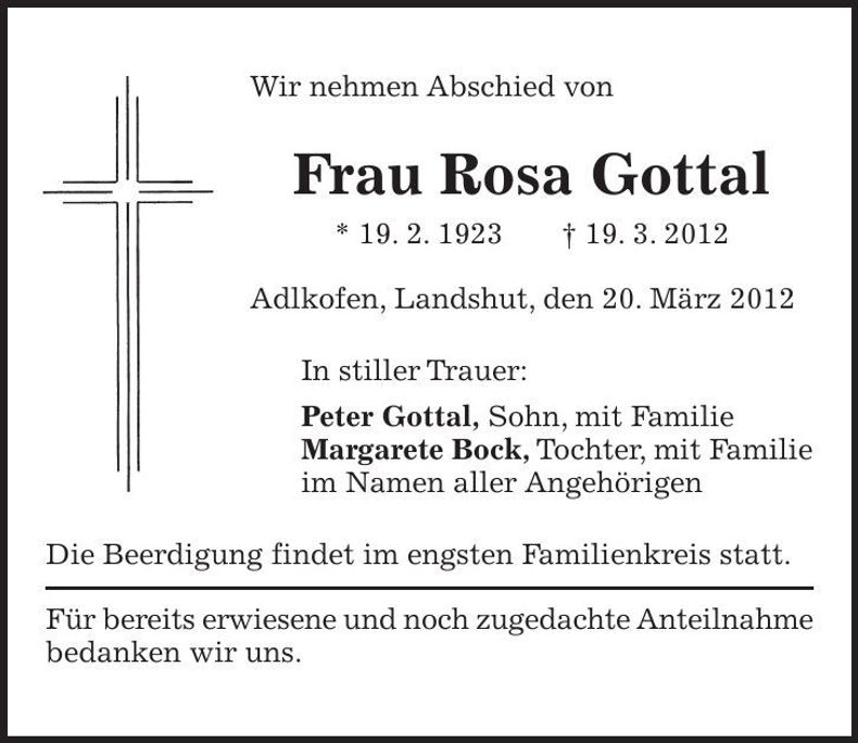 Traueranzeige  