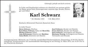Traueranzeige  