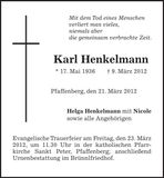 Traueranzeige  