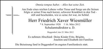 Traueranzeige  