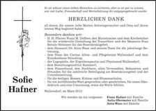 Traueranzeige  