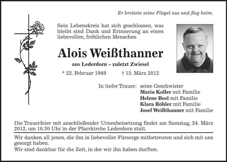 Traueranzeige  
