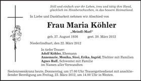Traueranzeige  