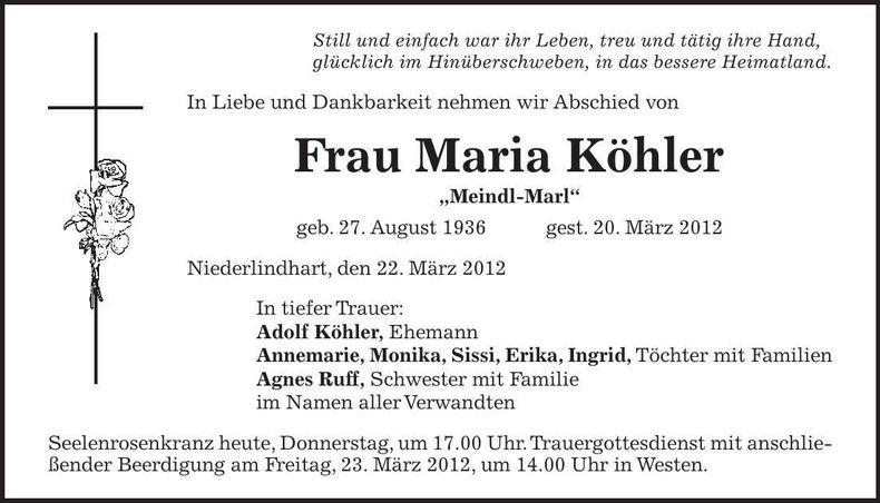 Traueranzeige  