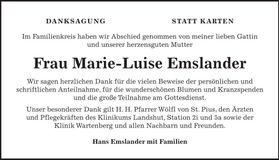Traueranzeige  