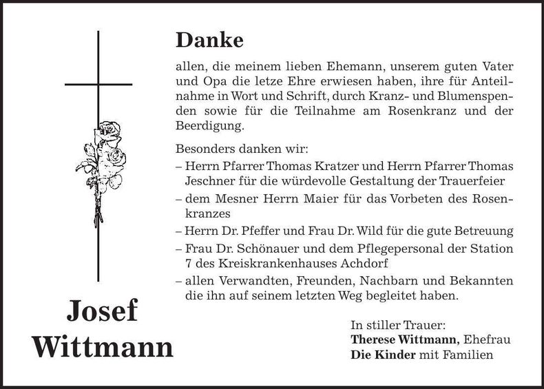 Traueranzeige  