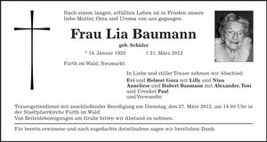 Traueranzeige  