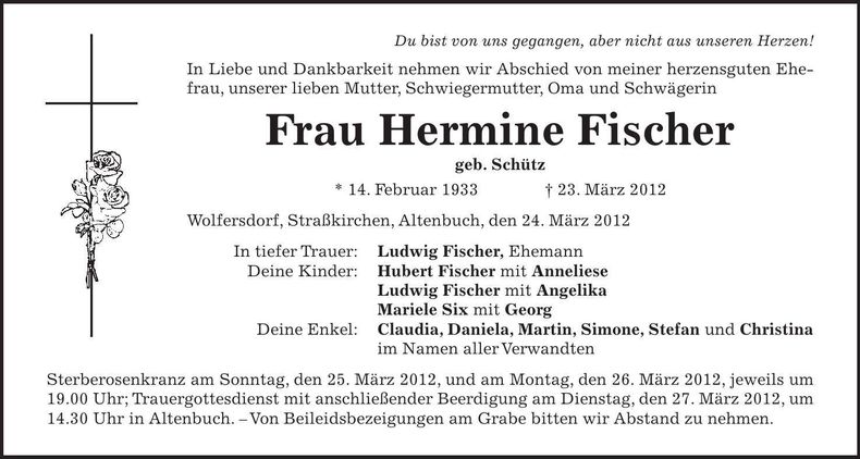 Traueranzeige  