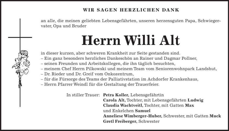 Traueranzeige  