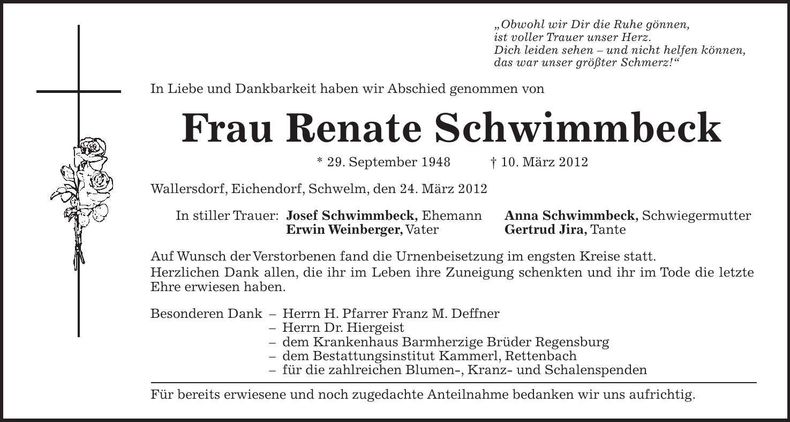 Traueranzeige  