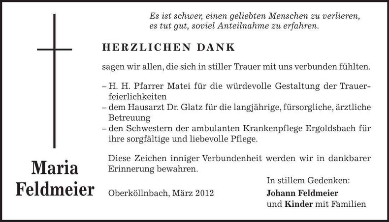 Traueranzeige  