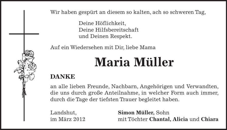 Traueranzeige  