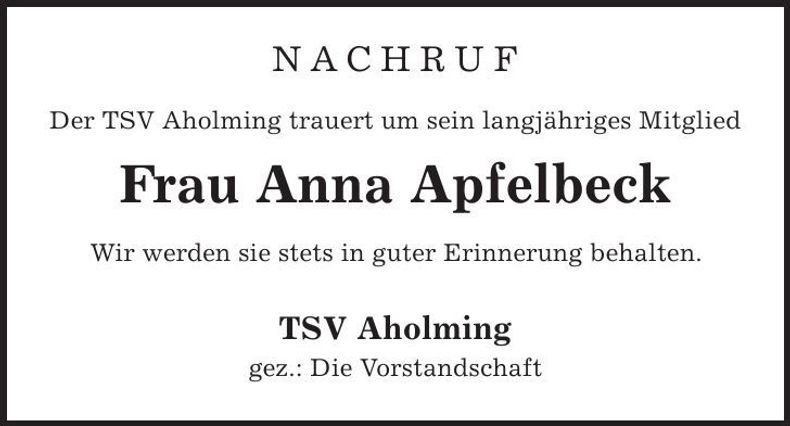 Traueranzeige  