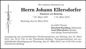 Traueranzeige  