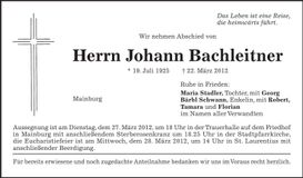 Traueranzeige  