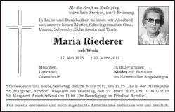 Traueranzeige  