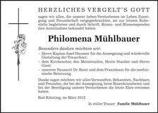 Traueranzeige  
