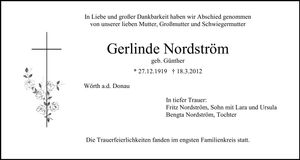 Traueranzeige  