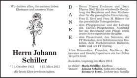 Traueranzeige  