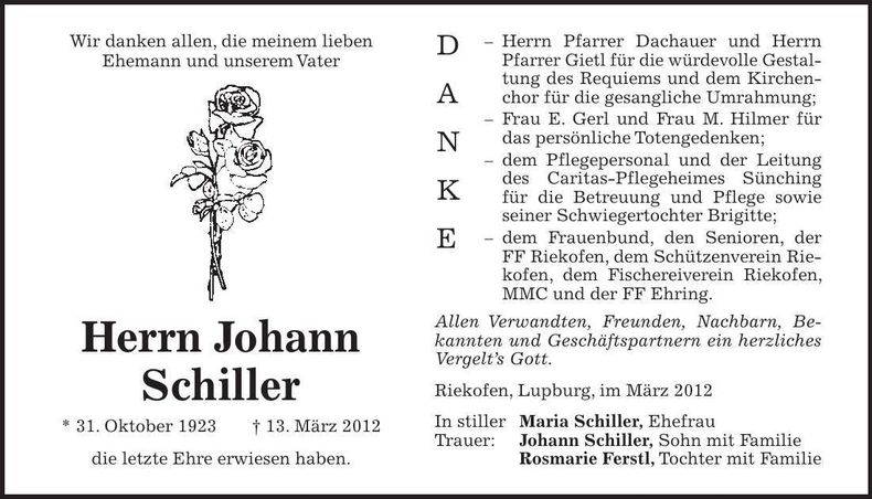 Traueranzeige  