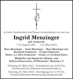 Traueranzeige  