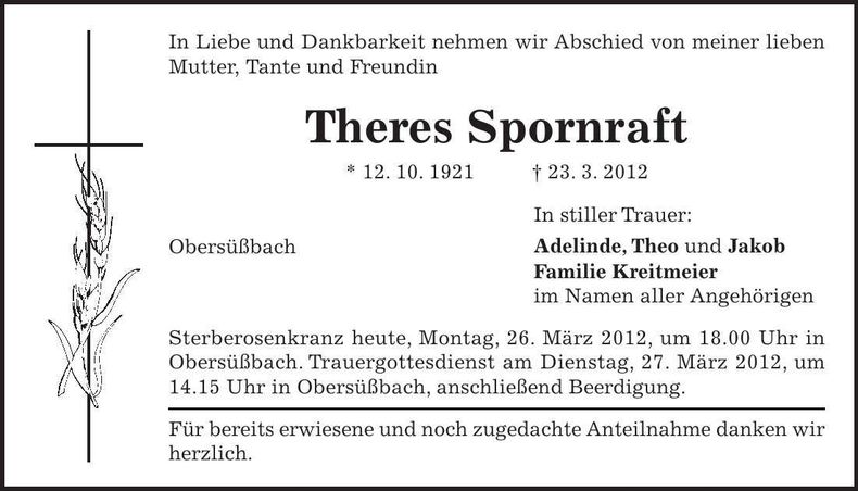 Traueranzeige  