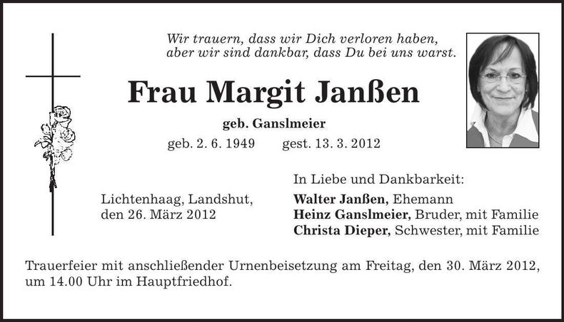 Traueranzeige  