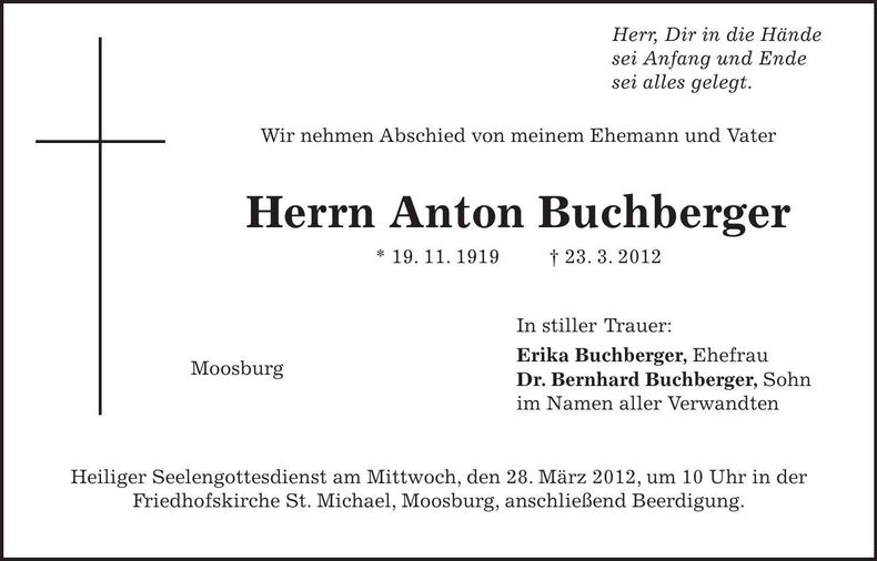 Traueranzeige  
