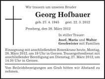Traueranzeige  