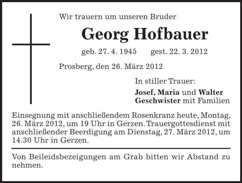 Traueranzeige  
