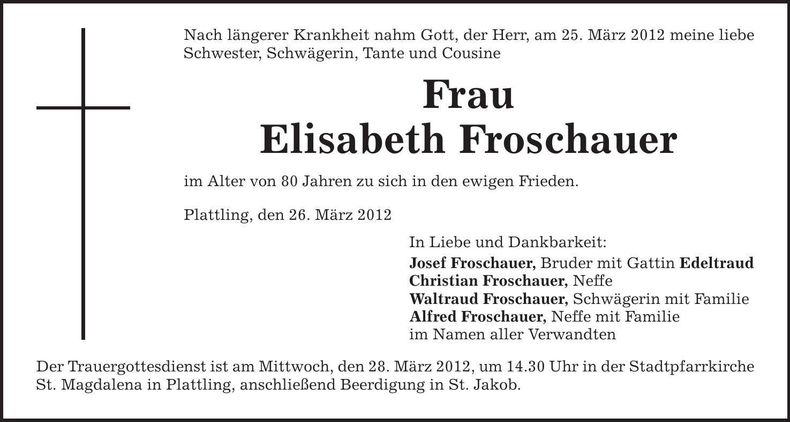 Traueranzeige  