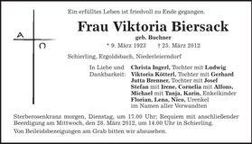 Traueranzeige  