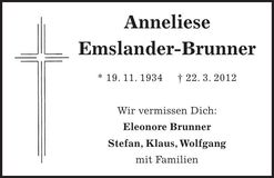 Traueranzeige  