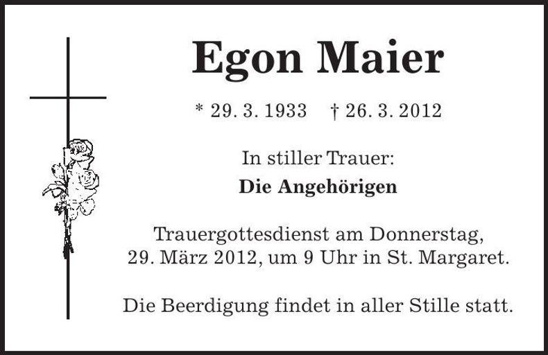Traueranzeige  