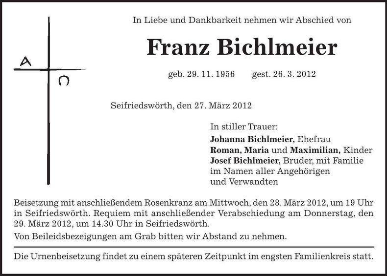 Traueranzeige  