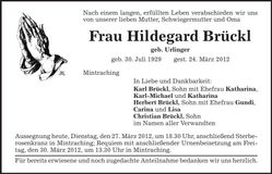 Traueranzeige  