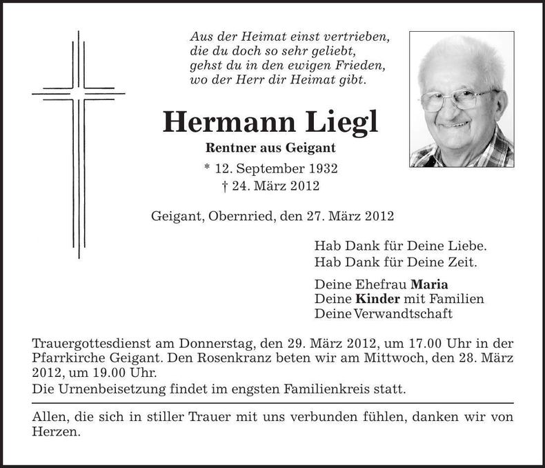 Traueranzeige  