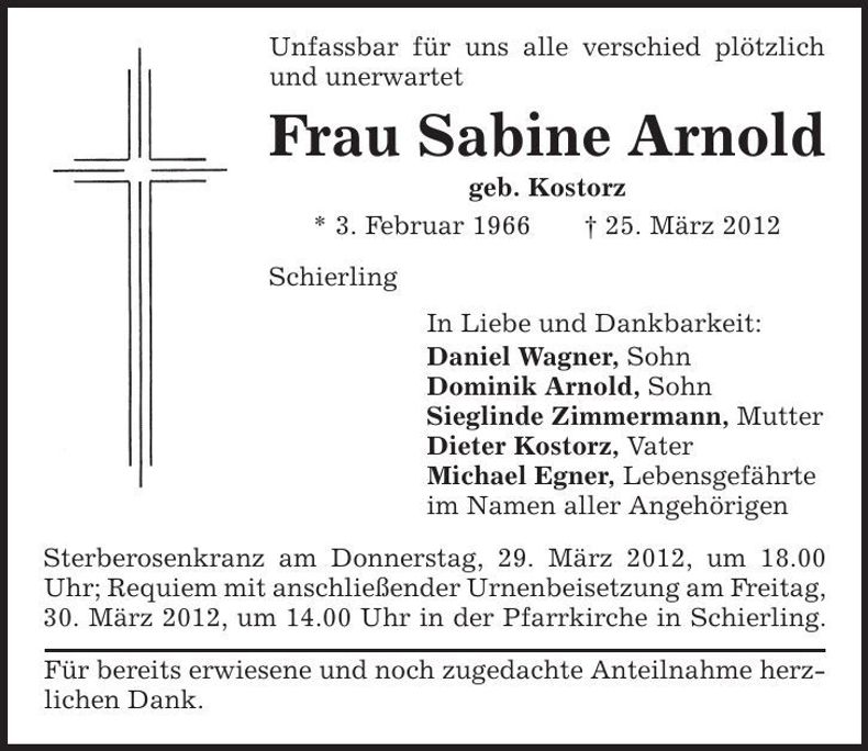 Traueranzeige  