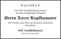 Traueranzeige  