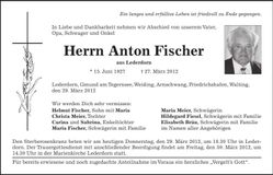 Traueranzeige  