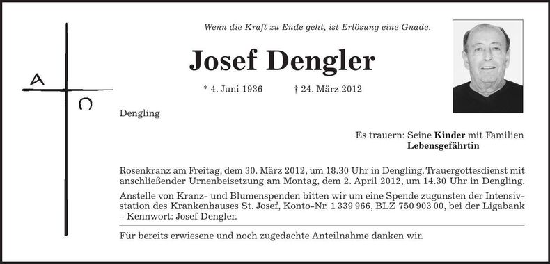 Traueranzeige  