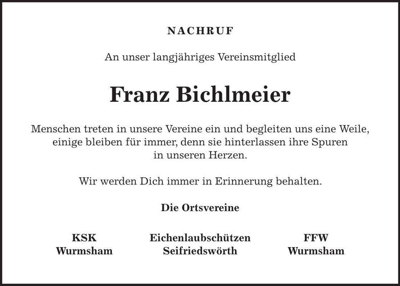 Traueranzeige  