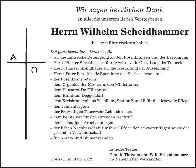 Traueranzeige  